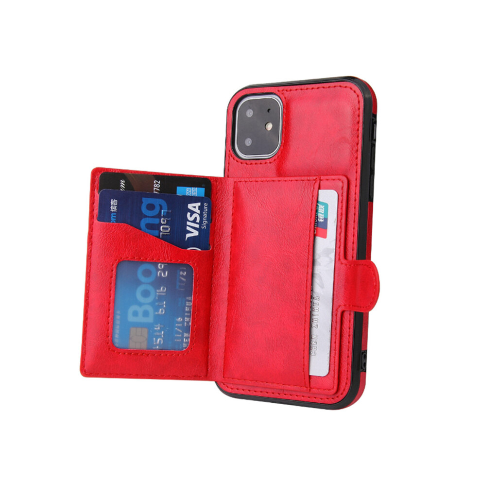 F59 Multifunctional Back Cover Card Holster Mobile Phone Bumper Mobile Phone Anti-Fall Protective Case For Iphone 12 6.7 Inches 750910238030
