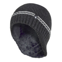 (7-10 Years, Anthrazit) Heat Holders - Heat Holders - Jungen Patrol Umsatz Konturierte lange Ohrenklappen Pompon Hut