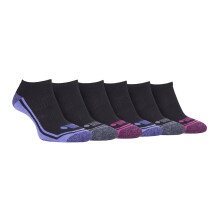 (04-Aug, Schwarz / Rosa) Jeep - JEEP - 6er Pack Damen Kurze Sportsocken | Laufsocken Gepolsterte Knöchelsocken