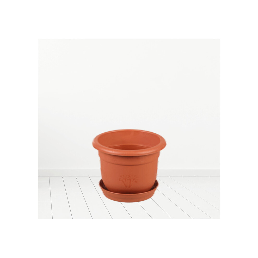 (Pack of 4 19cm x 25cm) Garden Flower Plant Pot Small Large Plastic Planter Rectangle Window Box Planter