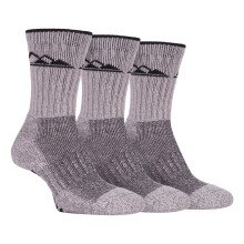 (04-Jul, SBLS030STN) Storm Bloc - Storm Bloc - 3er Pack Damen Baumwolle Antiblasen Wandersocken Gepolstert