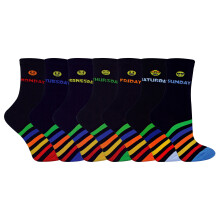 (27-30, Blau) Sock Snob - Sock Snob - 7er Pack Wochentage Socken Kinder | Schulsocken Mädchen und Jungen