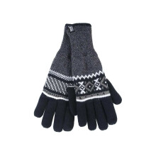 (L/XL, Schwarz (Karlstad)) Heat Holders - Heat Holders Herren Thermo Handschuhe Extra Warm | Outdoor Handschuhe Winter
