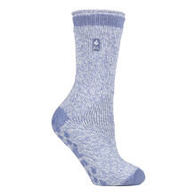 (04-Aug, Denim (Florenz)) Heat Holders - Heat Holders - Damen Warme Stoppersocken Rutschfest | Kuschelig Thermosocken