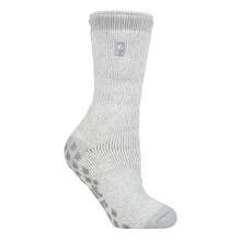 (04-Aug, Silbergrau (Florenz)) Heat Holders - Heat Holders - Damen Warme Stoppersocken Rutschfest | Kuschelig Thermosocken