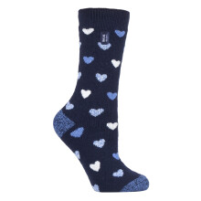 (04-Aug, Marineherz (Jasmin)) Heat Holders - Heat Holders Lite - Damen Winter Dünn Bunt Muster Thermosocken für Geschenk