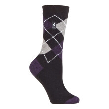 (37-42, Schwarz (Cali)) Heat Holders - Heat Holders Lite - Damen Winter Dünn Bunt Muster Thermosocken für Geschenk