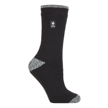 (37-42, Schwarz / Weiß H&T (Teneriffa)) Heat Holders - Heat Holders Lite - Damen Winter Dünn Bunt Muster Thermosocken für Geschenk