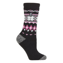 (37-42, Schwarz (Lima)) Heat Holders - Heat Holders Lite - Damen Winter Dünn Bunt Muster Thermosocken für Geschenk