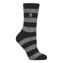 (37-42, Schwarz / Weiß (Bologna)) Heat Holders - Heat Holders Lite - Damen Winter Dünn Bunt Muster Thermosocken für Geschenk