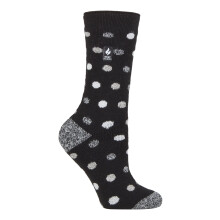 (37-42, Schwarz/Weiß (Malaga)) Heat Holders - Heat Holders Lite - Damen Winter Dünn Bunt Muster Thermosocken für Geschenk