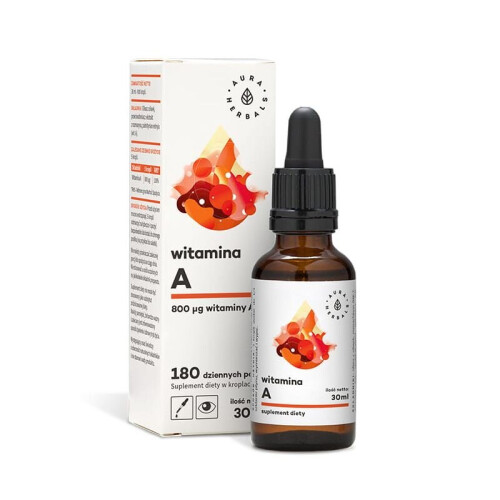 AURA HERBALS Witamina A krople 30 ml