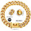 (24") Gold Dog Chain Collar,Strong Metal Chain Collar 2