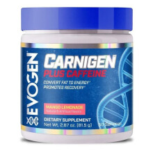 Carnigen Plus Caffeine, Mango Lemonade - 81 grams