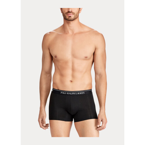 Ralph Lauren (M) Polo Ralph Lauren Classic Boxer Trunks 3-Pack ( White/Heather/Black ) 1