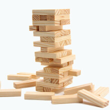 Luxury Wooden Game Tumbling Tower, Fun, Kids, Family, Trend