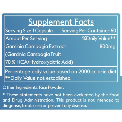 Be Natural Garcinia Cambogia Extract  60 Capsules 1