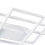Living And Home (Cool White) Modern Rectangle LED Chandelier Ceiling Light 6