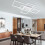 Living And Home (Cool White) Modern Rectangle LED Chandelier Ceiling Light 2