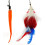 onebarleycorn - Cat Toys Feather Refills for Cat Wand Toys Interactive include Replacement Feathers 5