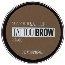 Maybelline Eyebrow, Tattoo Brow Longlasting Eyebrow Pomade Pot Medium Brown