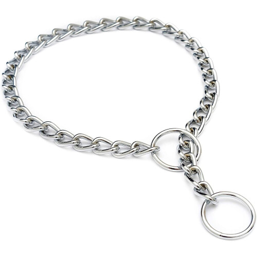 Platinum pets chain training dog cheap collar