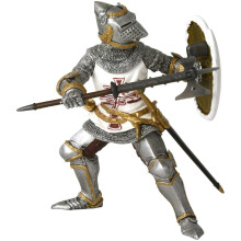Figurinha Cavaleiro Teutônico - PAPO - O Mundo Medieval - Mistura