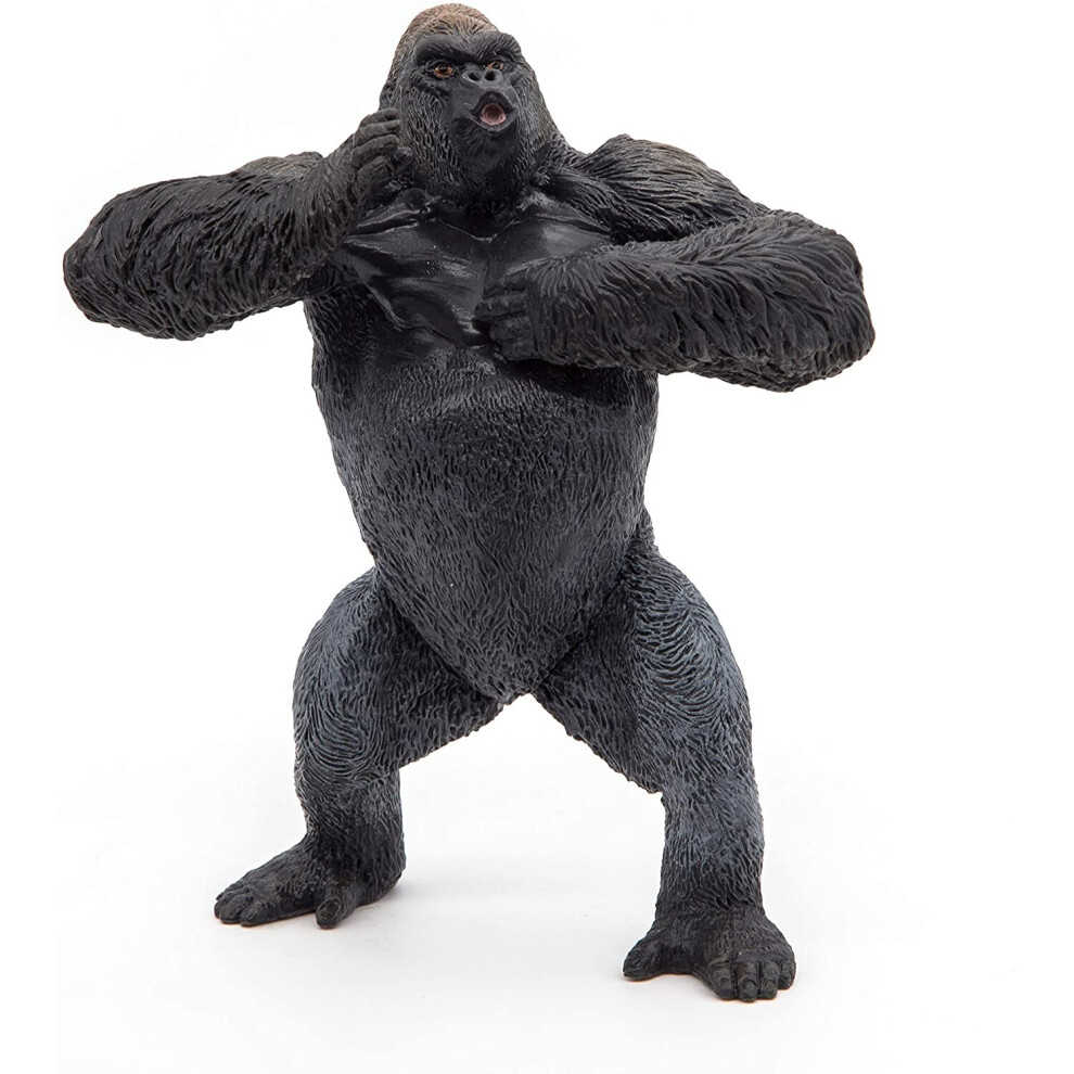 Papo Handgeschilderde Mountain Gorilla Figurine - Verzamelfiguur Voor Kinderen Vanaf 3 Jaar - Geschikt Voor Jongens En Meisjes-image