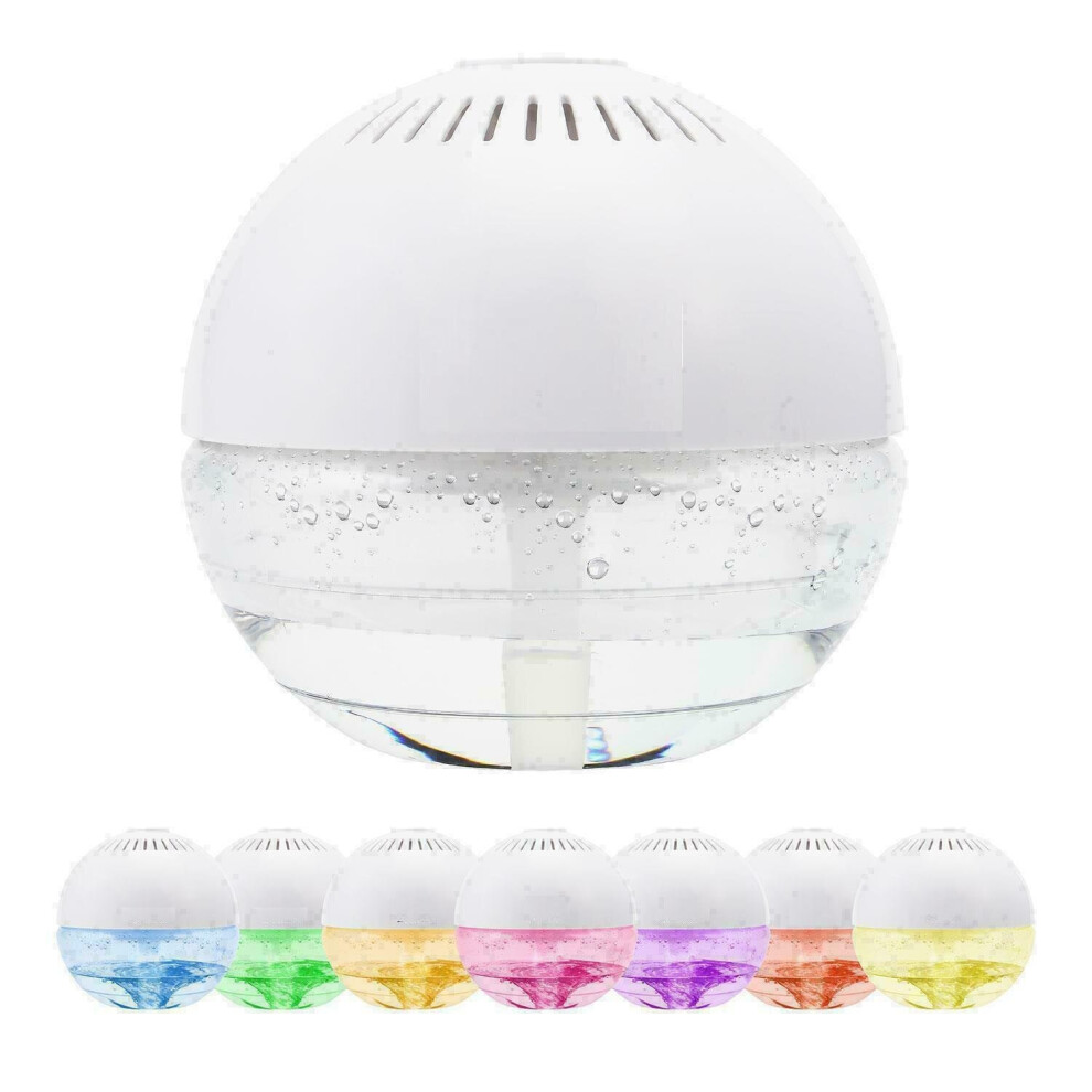 Kinza Collection Globe Air Revitaliser Purifier Freshener Ioniser Colour Changing Light