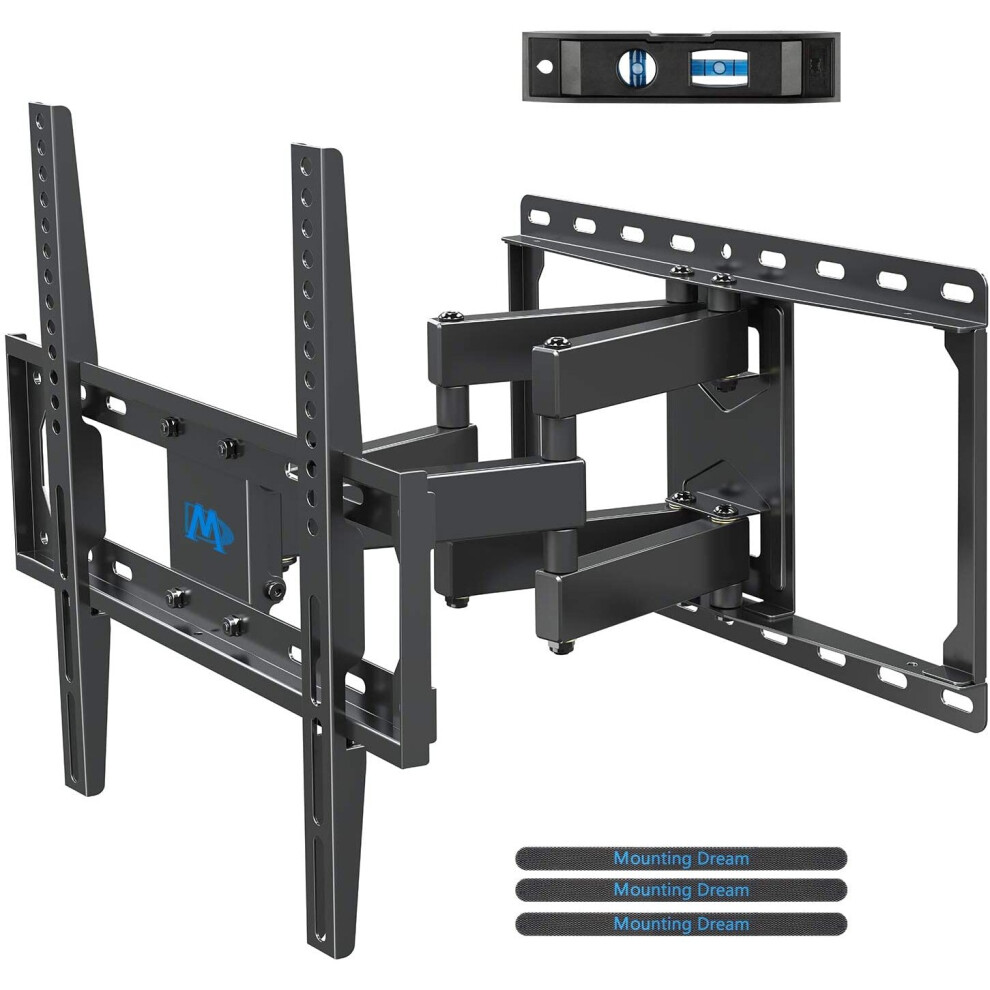 Mounting Dream TV Wall Bracket Mount Swivel and Tilt for Most 26-55 Inch LED, LCD, OLED and Plasma Flat Screen TVs up to VESA...