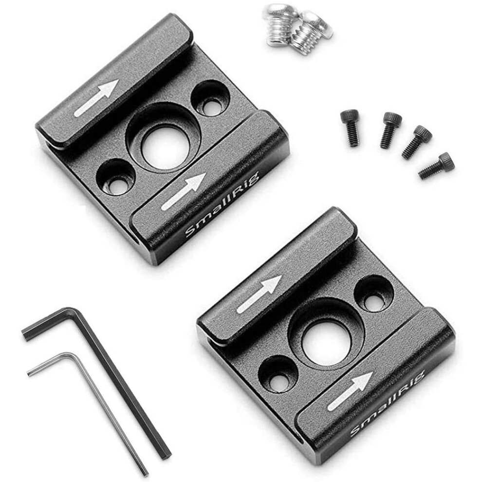 Visit-The-Smallrig-Store Smallrig Cold Shoe Mount(Pack Of 2) Hot Shoe Adapter With 1/4 Thread For Camera Cage -2060