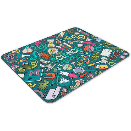 Science Theme Mouse Mat Pad Biology Physics Chemistry Gift Computer Gift #8169 2