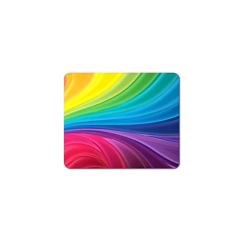 Colourful Rainbow Colours Mouse Mat Pad - Art Mum Sister Fun Gift Computer #8886 7625898193691