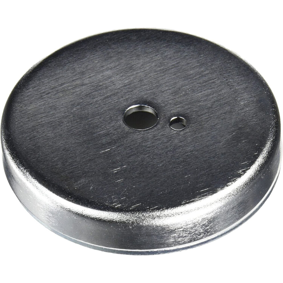 Magnet Expert 66Mm Dia X 10Mm Thick X 8Mm Hole Ferrite Pot Magnet - 39Kg Pull ( Pack Of 1 ) 5055641201021