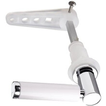 Croydex Blanc Cistern Lever, Chrome/White