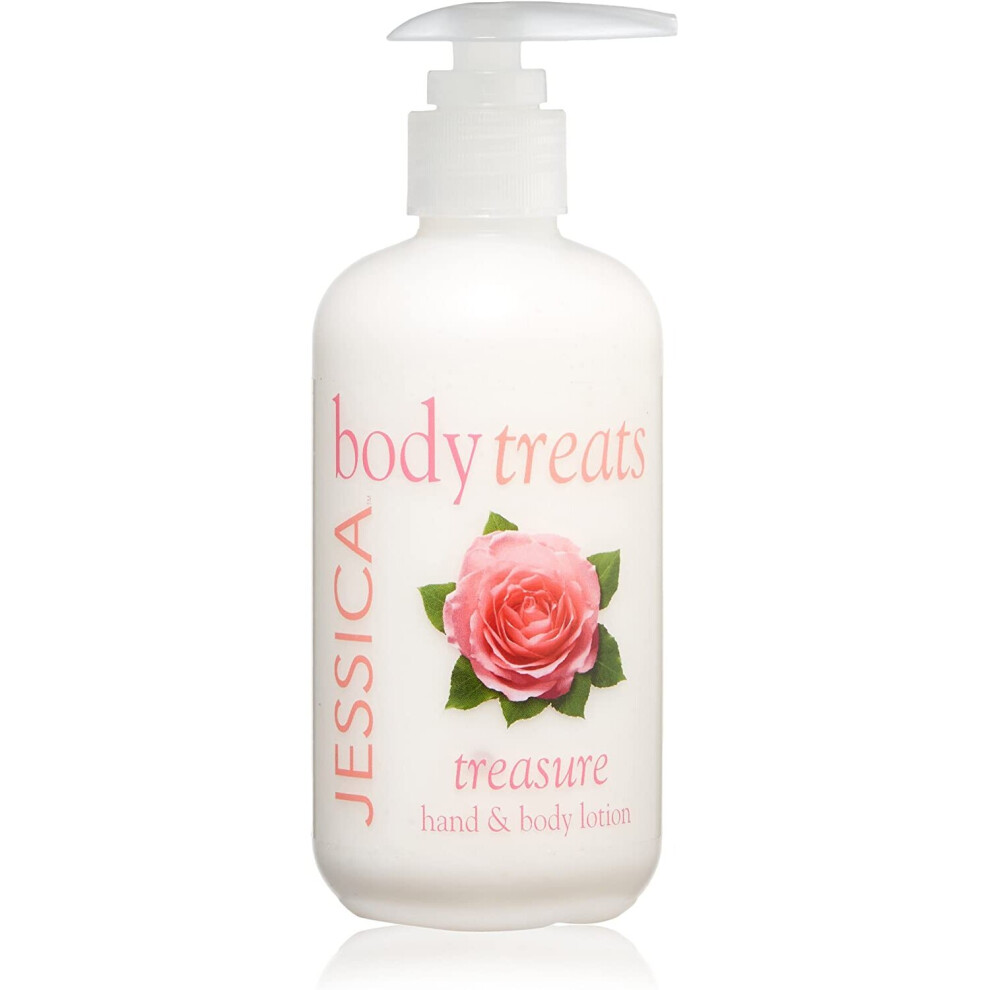 JESSICA Body Treats Hand and Body Lotion, Treasure, 245 ml