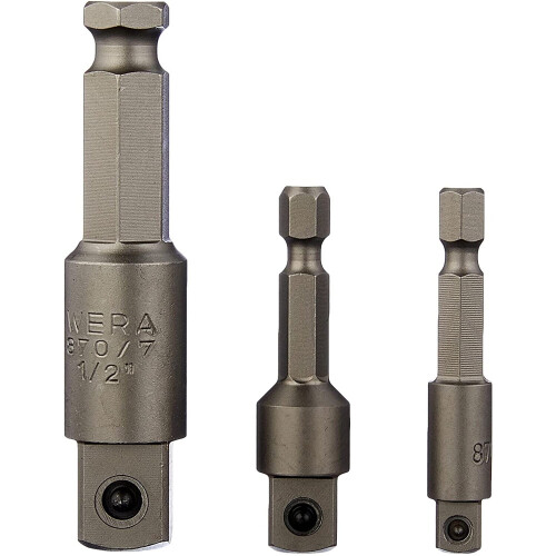 Wera Wera 05073200001 Adaptor-Set 870/4-7 pcs, Silver 1