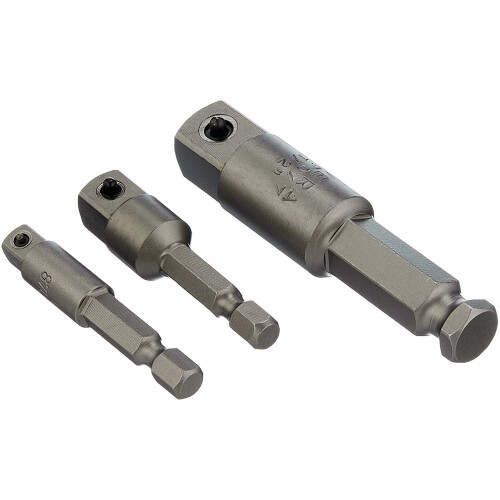 Wera Wera 05073200001 Adaptor-Set 870/4-7 pcs, Silver