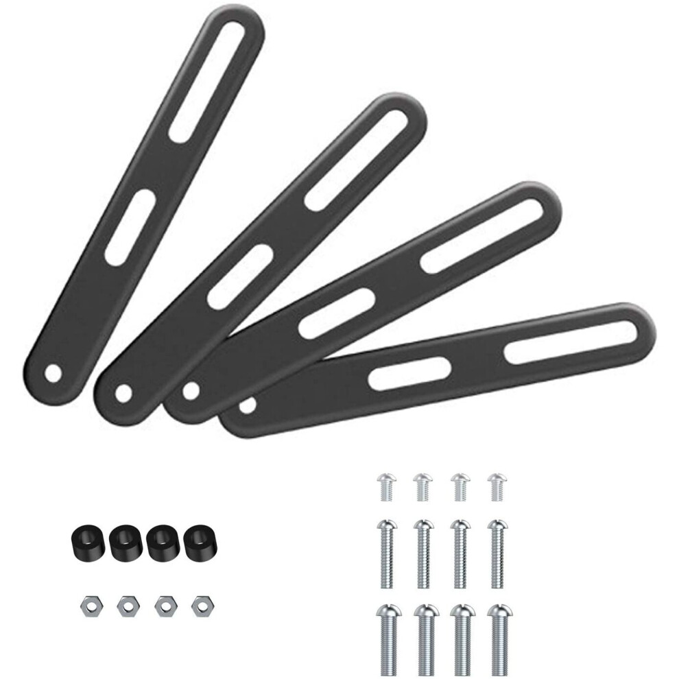 Invision VESA Adapter Kit For TV Wall Mounted Brackets - Ultra Slim Design Fits Straight On To Any 200mm x 200mm Existing TV...