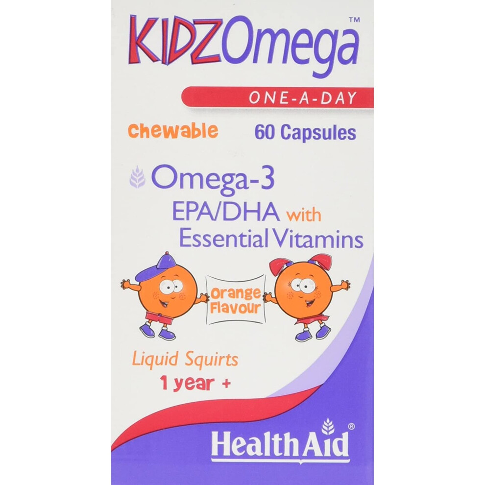 Health Aid Healthaid Kidz Omega - 60 Capsules Orange