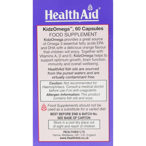 HealthAid Kidz Omega - 60 Capsules 2