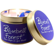 1BLU Lily Flame Bluebell Forest Purple Tin Candle - 30-35h Burn, Made in Somerset, UK
