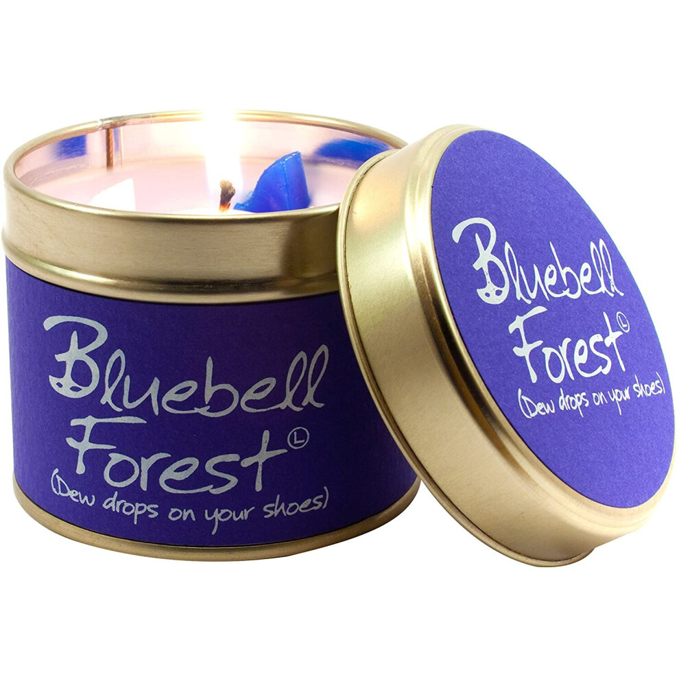 Lily Flame Bluebell Forest Tin, Purple, l x 7.7cm w x 6.6cm h