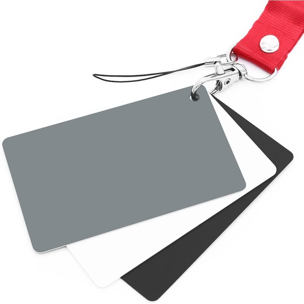 Anwenk Card Balance Card 18% Exposure Photography Card Custom Calibration Camera Checker Video, Dslr And Film Grey/White 742500092078