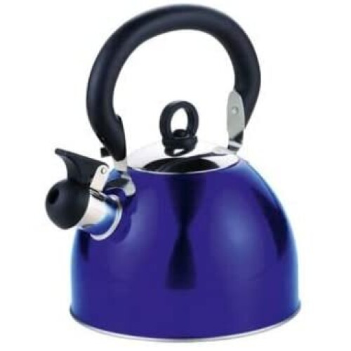 Prima 2.5Ltr S/S Whistling Kettle Metalic Blue