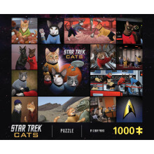 Star Trek Cats 1000-Piece Puzzle - Book