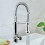 Chrome Monobloc Kitchen Sink Mixer Tap Swivel and Spring Spout 2