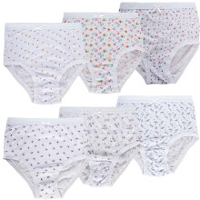 (Floral, M) 3 Pack Ladies Knickers Full Briefs Size M-3XL