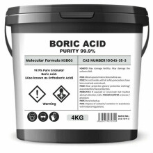 (4Kg) Boric Acid 99.9% Hydrogen Borate Acid PSN Bucket