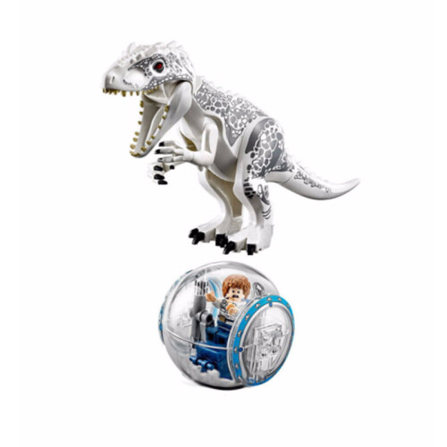 (Blanc) Jurassic World - Kit de construction Tyrannosaure à assembler